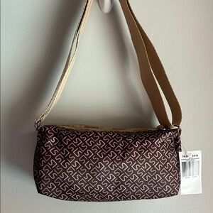 NWT LeSportsac Alix Chocolate Monogram Collection Crossbody Bag